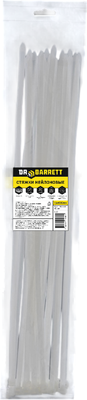 Стяжка для кабеля Dr. Barrett Нейлоновая 7.6х500мм (25шт, белый) -