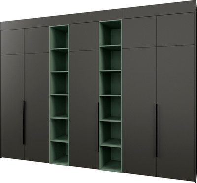 Шкаф Рэйгрупп Рэй S274-В17-2-WKZ В17-2 (дуб веллингтон/кобальт/зеленый самшит) - 