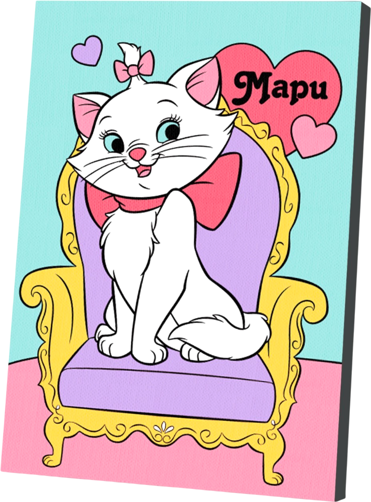 Картина по номерам Disney Кошечка Мари / 5142427