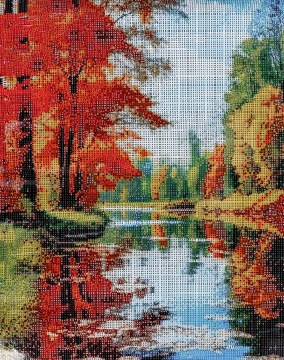 Набор алмазной вышивки Школа талантов Осенний пейзаж / 9929736 - 