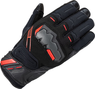 Мотоперчатки Taichi Armed Winter RST647-BK11-WM (WM, черный/красный) - 