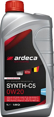 Моторное масло Ardeca Synth-C5 0W20 / P01441-ARD001 (1л) - 