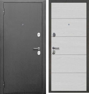 Входная дверь Guard МСТ-2 96x205 левая (антик серебро/акация) -