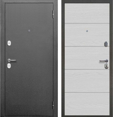 Входная дверь Guard МСТ-2 96x205 правая (антик серебро/акация) -