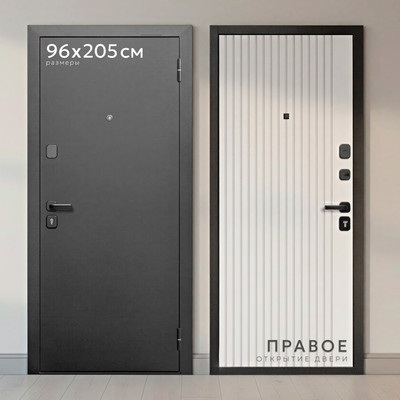 

Входная дверь, М-3 96x205 правая