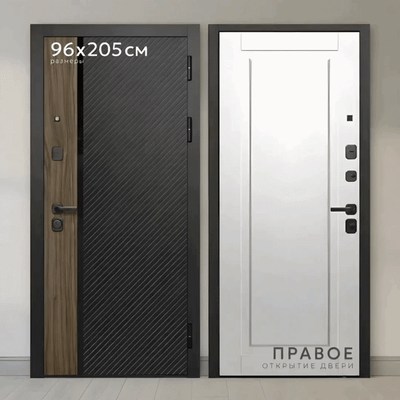 

Входная дверь, МПП-22 96x205 правая