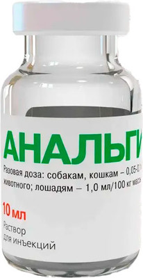 

Раствор для лечения опорно-двигательного аппарата, Анальгивет