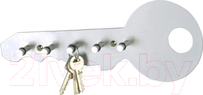 Ключница настенная Grifeldecor Ключ / BZ192-4W270 (белый)