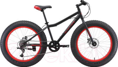 Велосипед Black One Monster 24 D 2019 (черный/вишневый)