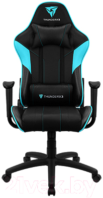 Кресло геймерское ThunderX3 EC3 Air (черный/голубой)