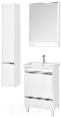 Шкаф с зеркалом для ванной Акватон Капри 60 (1A230302KP010)