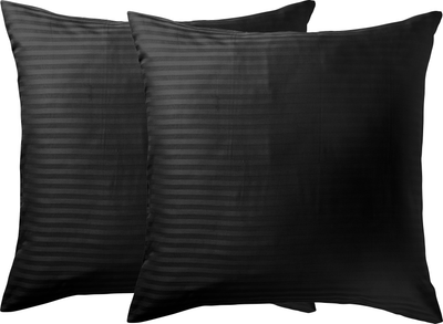 Комплект наволочек Verossa Stripe 70x70 01 70005 / 730618 (черный) - 