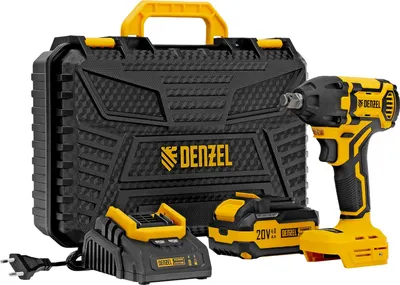 Аккумуляторный гайковерт Denzel CIWH-BL-20-350 / 26520 - 