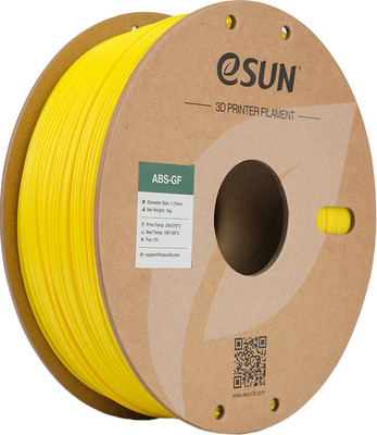 Пластик для 3D-печати eSUN ABS-GF / ABS-GF175Y1TZ1 (1.75мм, 1кг, желтый) - 