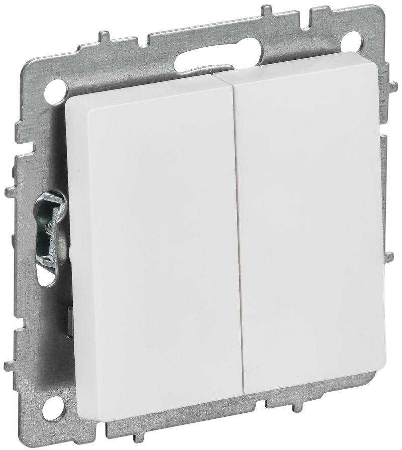 Выключатель IEK Brite BR-V23-0-10-K91 (арктический белый)