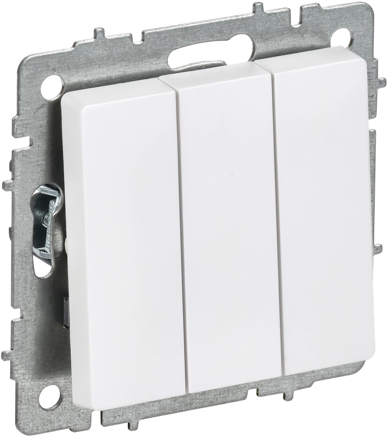 Выключатель IEK Brite BR-V30-0-10-K91 (арктический белый)