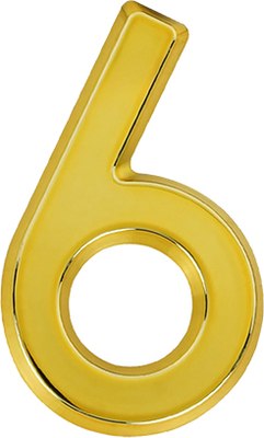 

Цифра дверная, 6 (9) 50мм самоклеющаяся / 20079