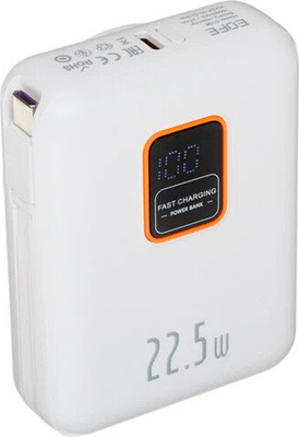 

Портативное зарядное устройство, 22.5W 10000mAh / G108