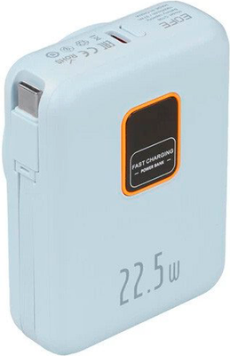 Портативное зарядное устройство EOFE 22.5W/10000mAh / G108 (голубой) - 