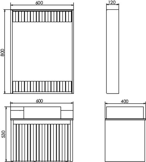 Купить Зеркало Comforty Марсель-60  