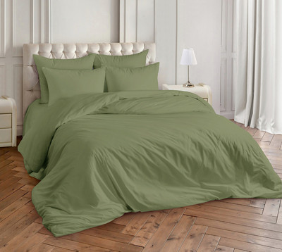 Комплект постельного белья Milanika Олива семейный (поплин г/к) -