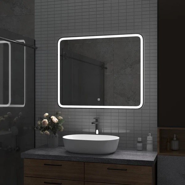 Купить Зеркало Континент Russo Led 80х70  