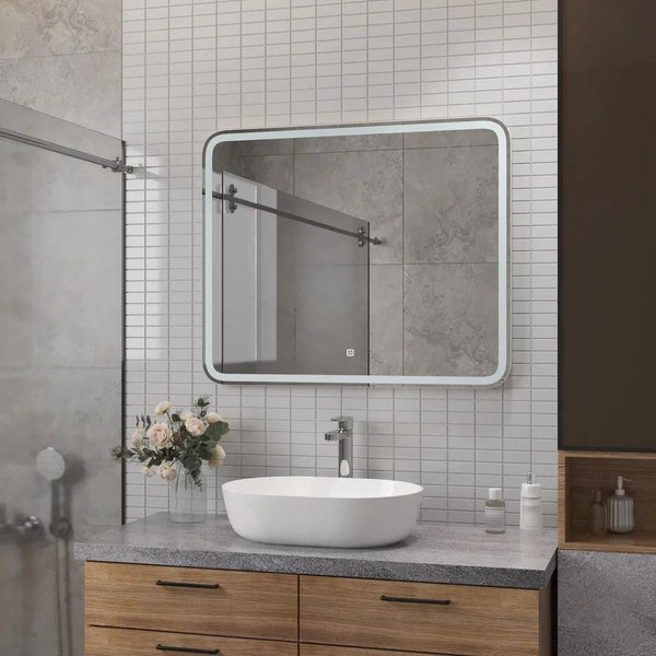 Зеркало Континент Russo Led 80х70