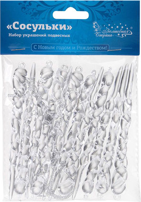 Набор елочных игрушек Волшебная страна Сосульки 109918 - 