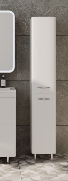Шкаф-пенал для ванной Symbolite Каре 30 L Line Plus с корзиной