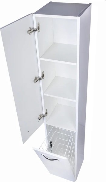 Купить Шкаф-пенал для ванной Symbolite Каре 30 L Line Plus с корзиной в Витебске