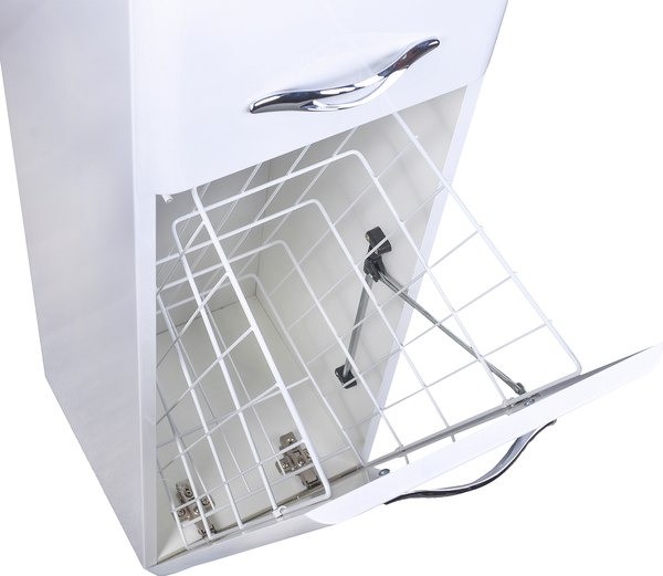 Купить Шкаф-пенал для ванной Symbolite Каре 30 L Line Plus с корзиной в Витебске