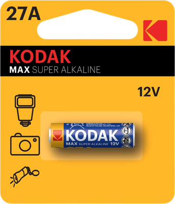 Батарейка Kodak Max Super Alkaline 27A-1BL / Б0061968 - 