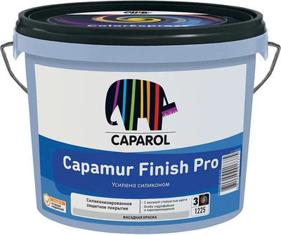 Краска Caparol Capamur Finish Pro База 3 (9.4л) - 
