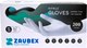 Перчатки одноразовые Zaubex Нитриловые неопудренные / 9122530 (S, 200шт, черный) - 