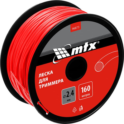 

Леска для триммера, Круглая 2.4мм / 96873