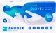 Перчатки одноразовые Zaubex Нитриловые неопудренные / 9122527 (M, 200шт, голубой) - 