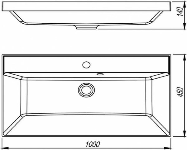 Купить Умывальник Symbolite Asti 100x45 в Молодечно