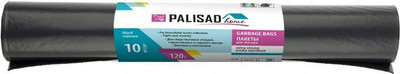 Пакеты для мусора Palisad Home 120л / 927265 (10шт, черный) - 