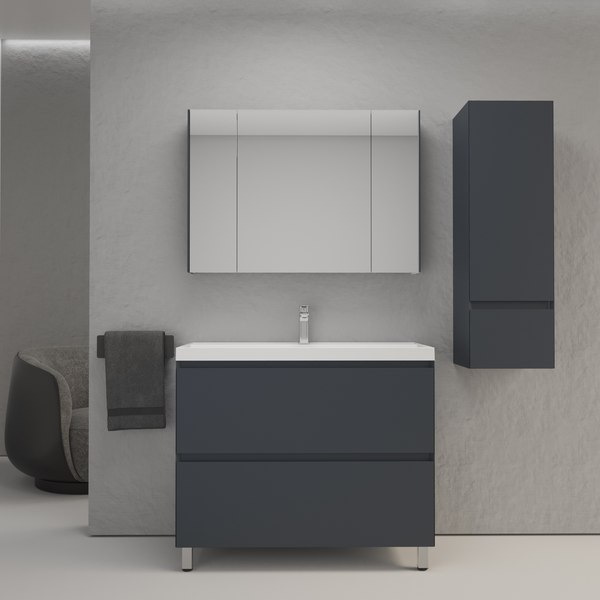 Тумба под умывальник Symbolite Манхэттен 100 Plus 2 ящика