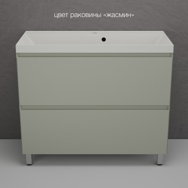 Купить Тумба под умывальник Symbolite Манхэттен 100 Plus 2 ящика в Гродно