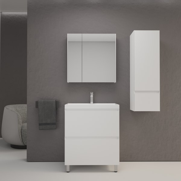 Купить Тумба под умывальник Symbolite Манхэттен 70 Plus 2 ящика в Минске