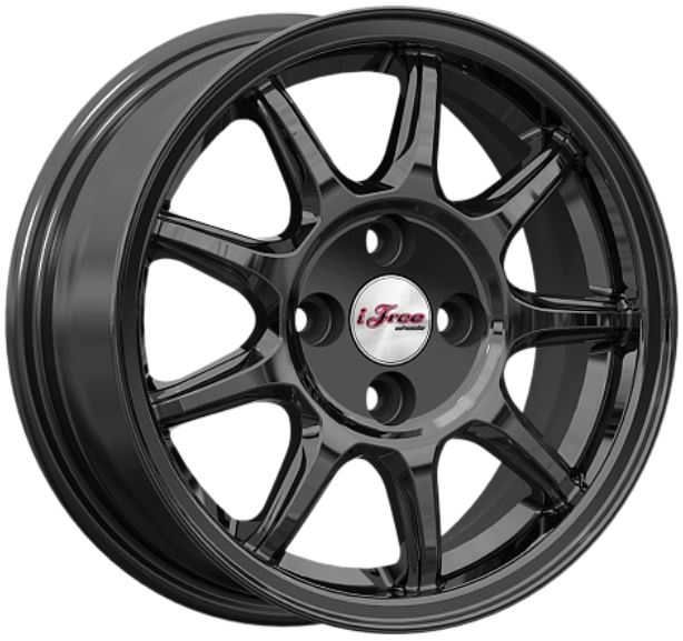 Литой диск iFree Эвил 14x5.5" 4x98мм DIA 58.5мм ET 35мм BK