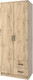 Шкаф Mio Tesoro Хюгге 2D2S (дуб наварра) -