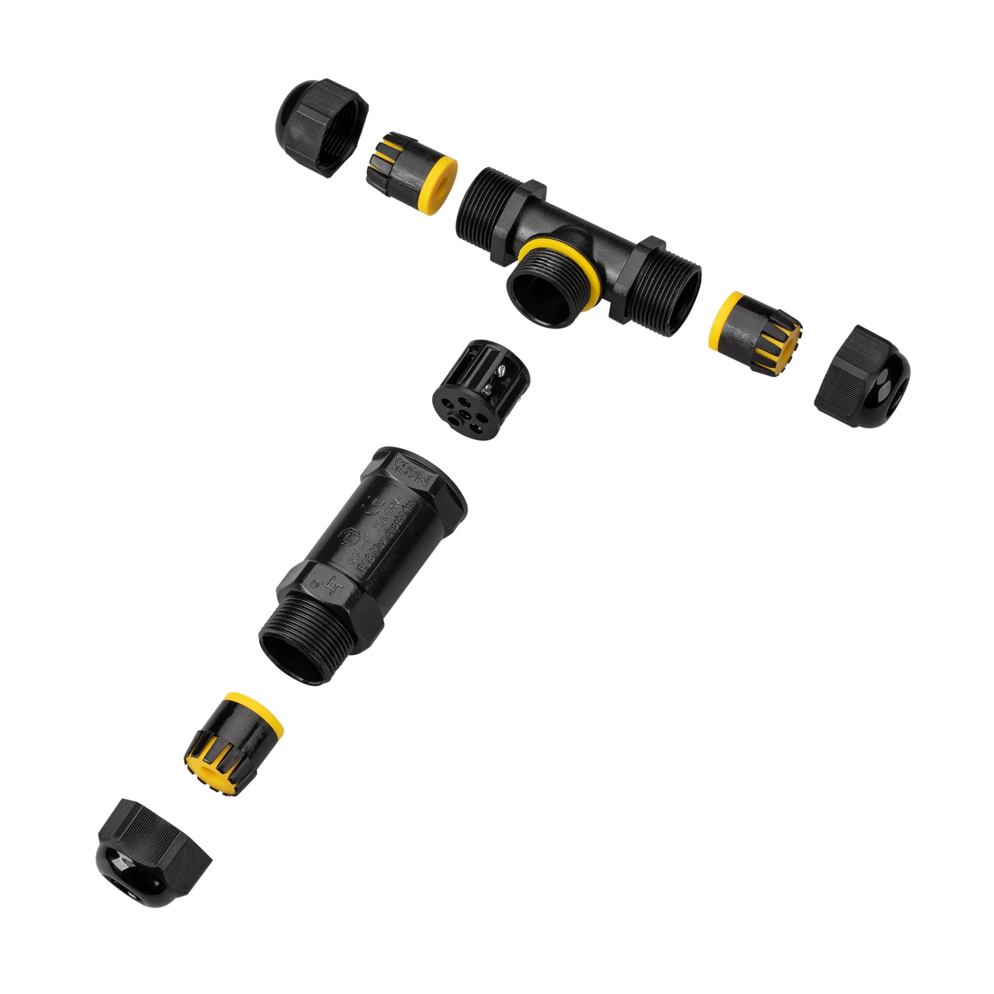 Коннектор для неона Arlight NEO-GERM-5pin-T-WTW 4-8mm / 030760 — фото 4