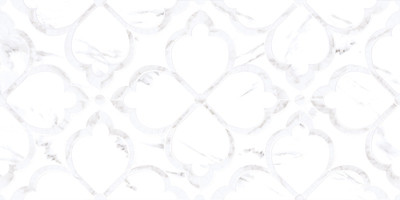 Плитка Cersanit Carina 17307 (298x598, цветы белый) -