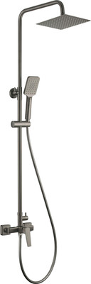 Душевая система со смесителем Deante Cascada Blur Titanium NQL D4XM - 