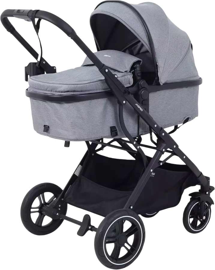 Детская универсальная коляска MOWbaby Jasper 3 в 1 / MB022 (Grey)