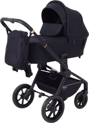 Детская универсальная коляска MOWbaby Zoom Light 2 в 1 / RA086 (Black) - 