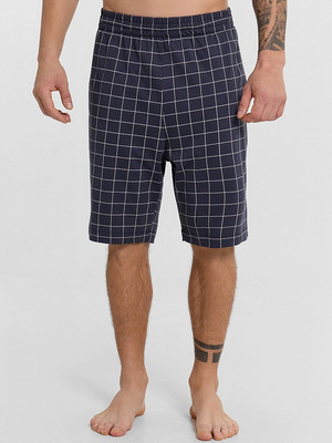 Шорты домашние Mark Formelle 531027 (р.86-170/176, клетка на темно-синем-1) - 
