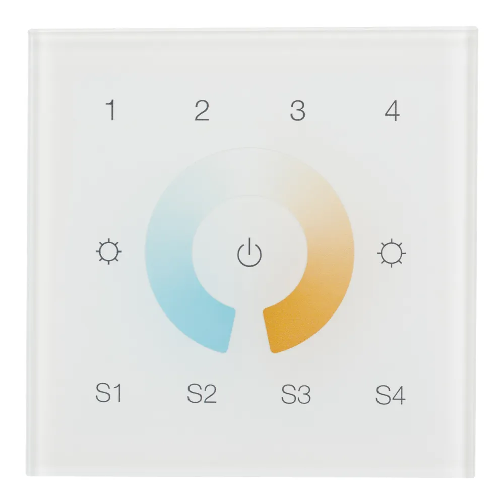 Выключатель Arlight Intelligent DALI-901-11-4G-4SC-MIX-DT8-IN White / 037198